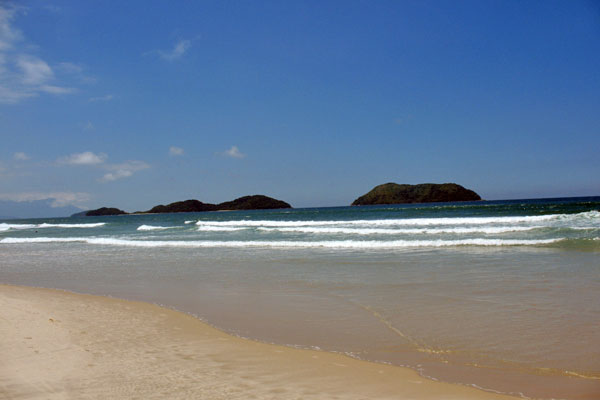 Praia de Juquehy - sul de São Sebastião - Litoral Norte de São Paulo
