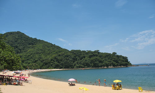 Foto da praia de Boiçucanga
